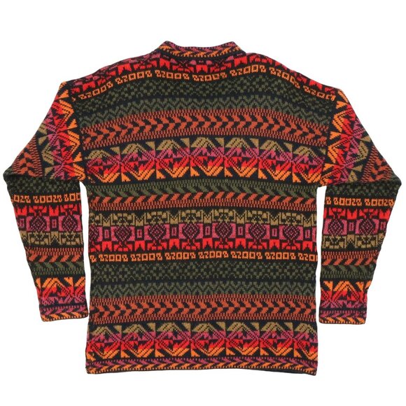 The Alpaca Connection Button Front Peruvian Alpaca Wool Cardigan Sweater L - Picture 7 of 7